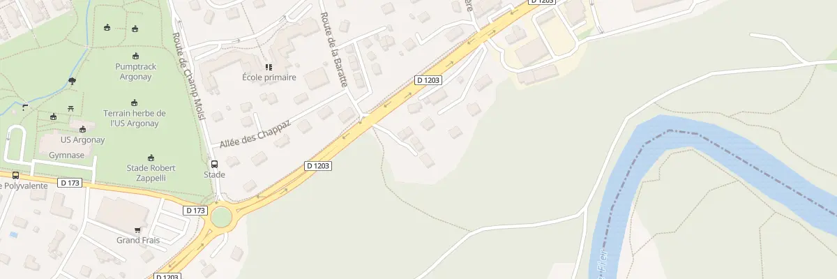 Plan du 1178 Av Marcel Dassault à Argonay