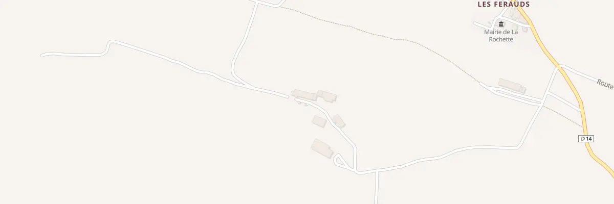 Plan du 552 Rte de Font Laurent à La Rochette