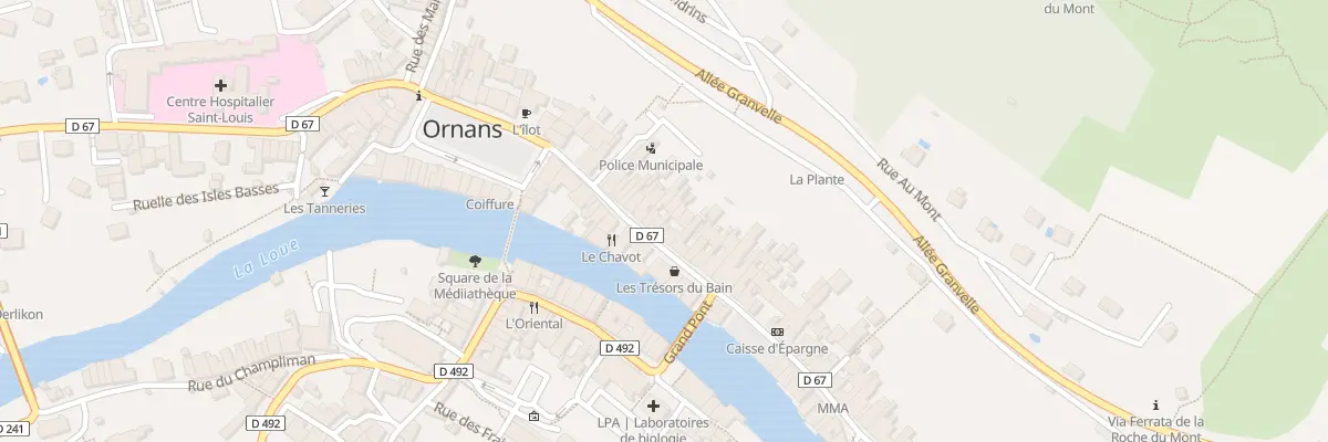 Plan du 27 Rue Pierre Vernier à Ornans