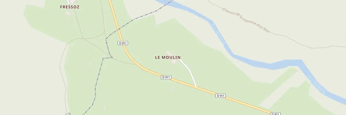 Plan du 5001 Le Moulin au Châtelard