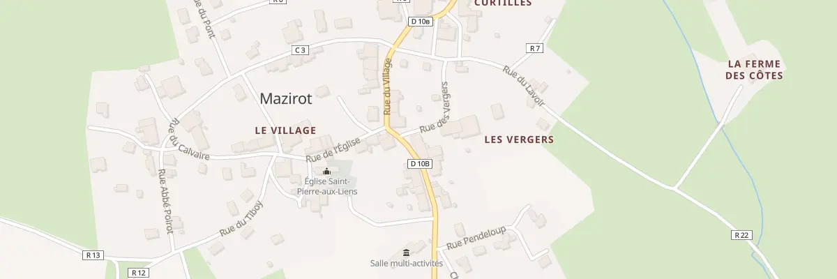 Plan du 1 Rte de Mirecourt à Mazirot