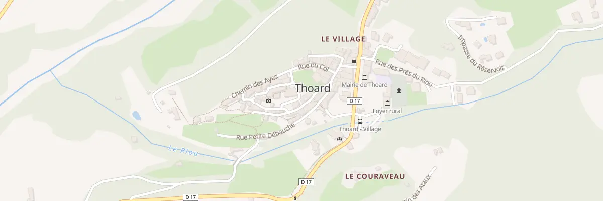 Plan du 167 Le Village à Thoard