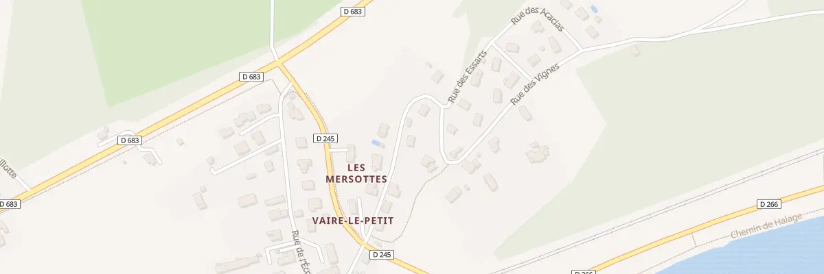 Plan du 8 Rue des Vignes à Vaire