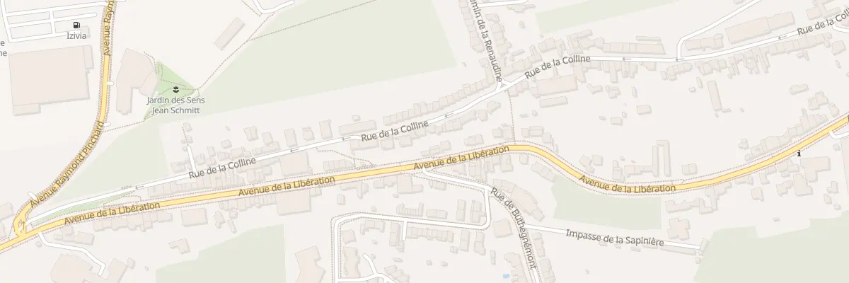 Plan du 155 Rue de la Colline à Nancy