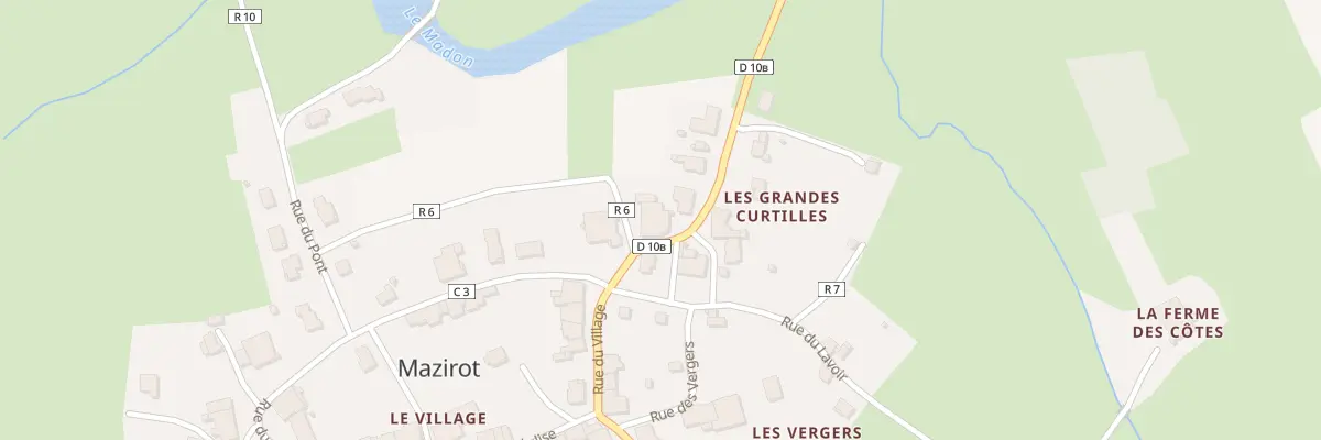 Plan du 3 Rte de Chauffecourt à Mazirot
