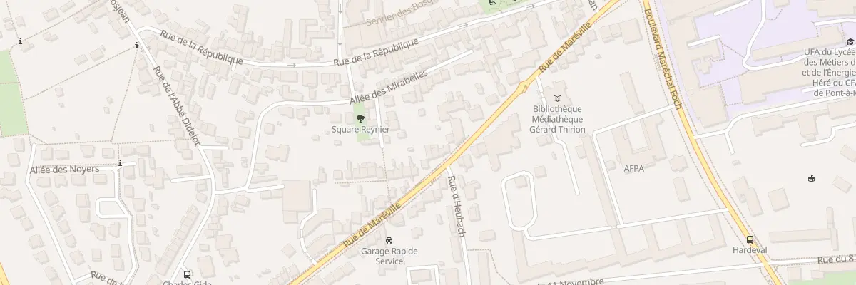 Plan du 34 Rue de Maréville à Laxou