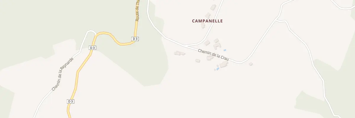 Plan du 260 Che de Campanelle à Champtercier