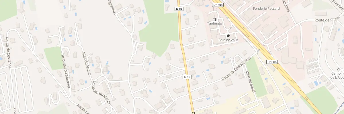 Plan du 232 Rte d’Épagny à Sevrier
