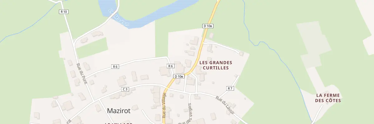Plan du 7 Rte de Chauffecourt à Mazirot