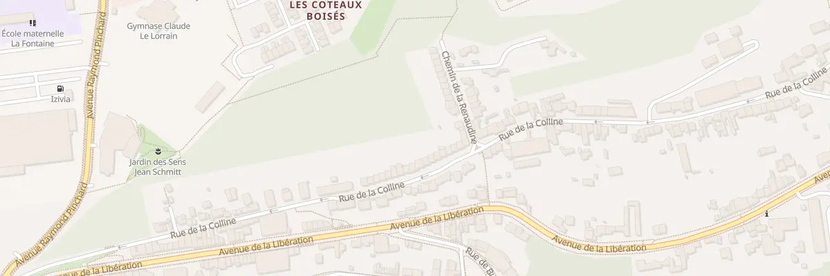 Plan du 144 Rue de la Colline à Nancy