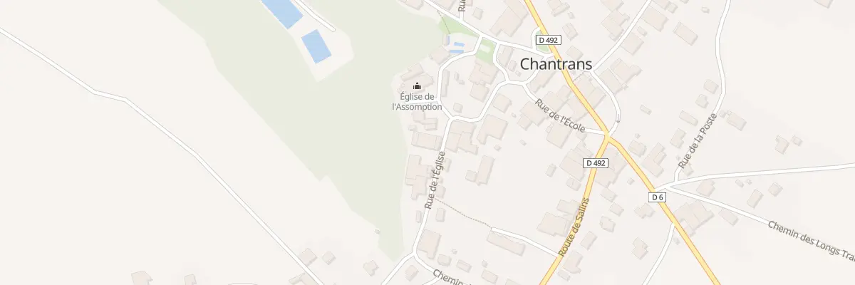 Plan du 10A Rue de l’Eglise à Chantrans