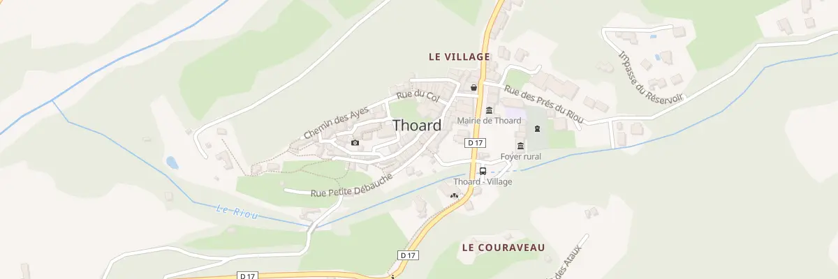 Plan du 181 Le Village à Thoard