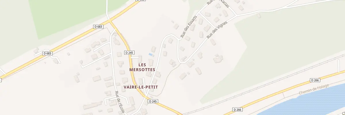 Plan du 12 Rue des Vignes à Vaire