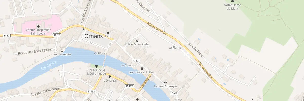 Plan du 37 Rue Pierre Vernier à Ornans