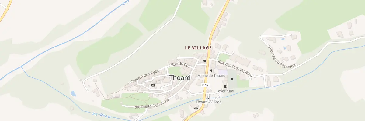 Plan du 223 Rue du Col à Thoard