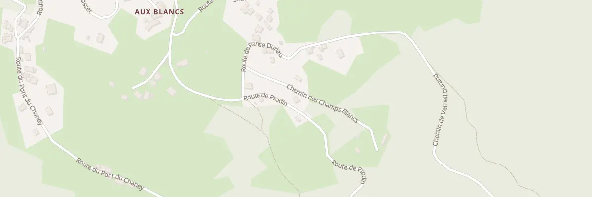 Plan du 90 Che des Champs Blancs à Presle