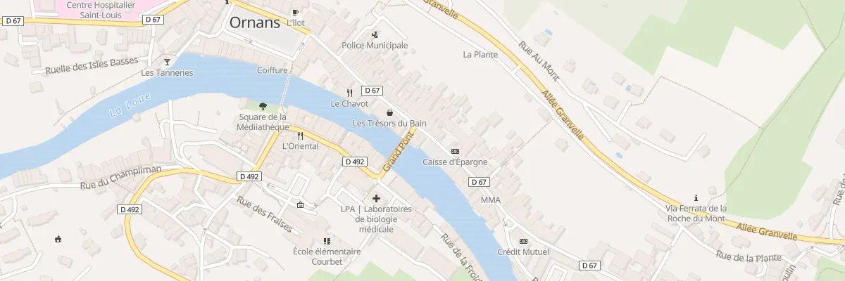 Plan du 48 Rue Pierre Vernier à Ornans