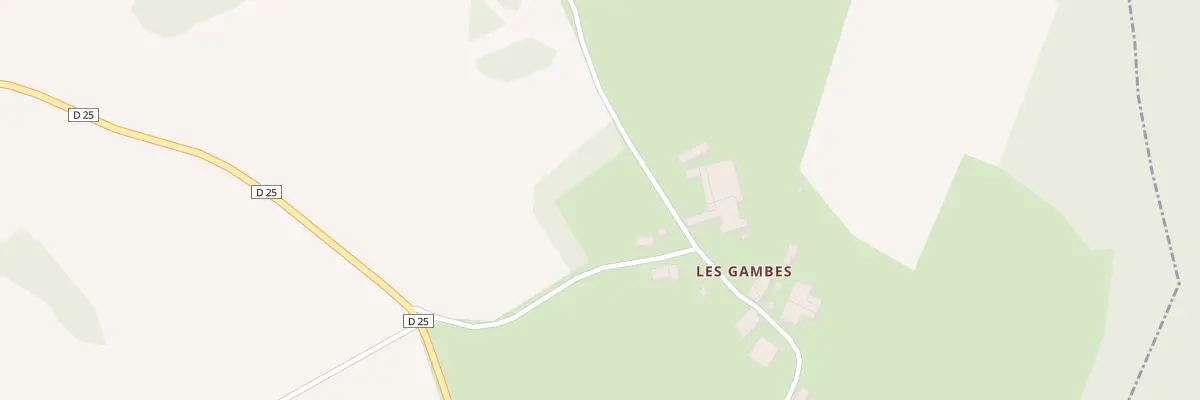 Plan du 5008 Les Gambes à Échenoz-le-Sec
