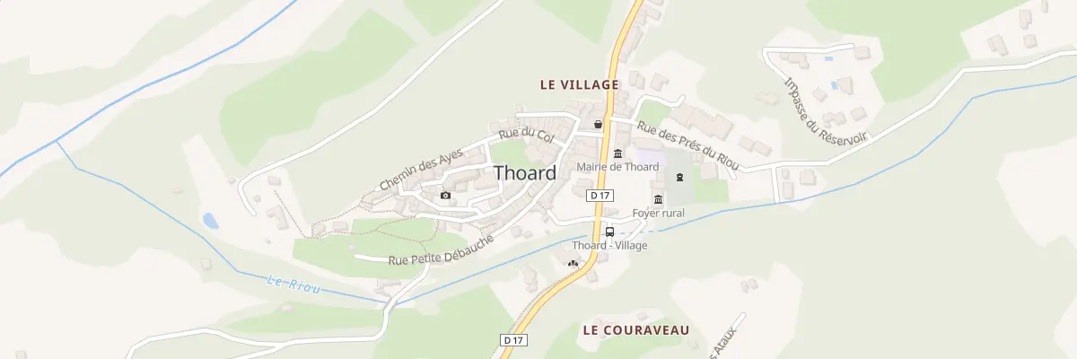 Plan du 178 Le Village à Thoard