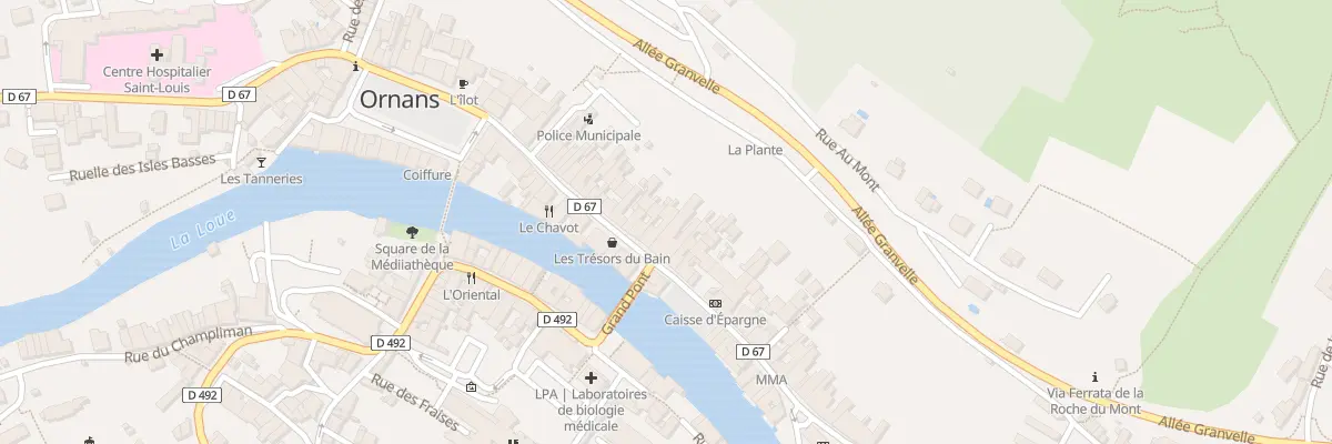 Plan du 47 Rue Pierre Vernier à Ornans