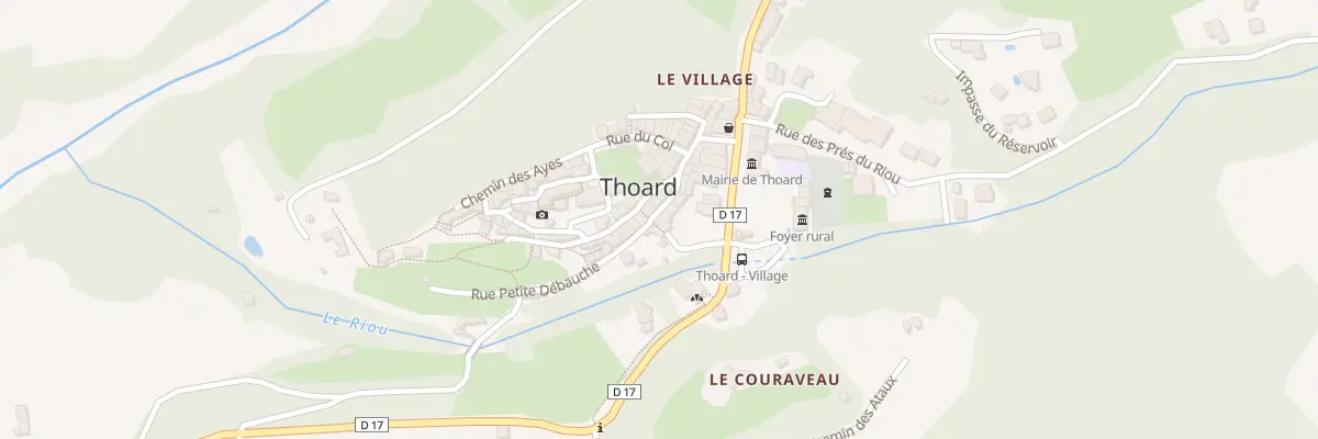Plan du 202 Le Village à Thoard
