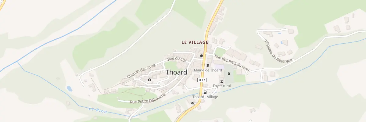 Plan du 172 Le Village à Thoard