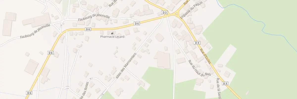 Plan du 3 All des Marronniers à Lerrain
