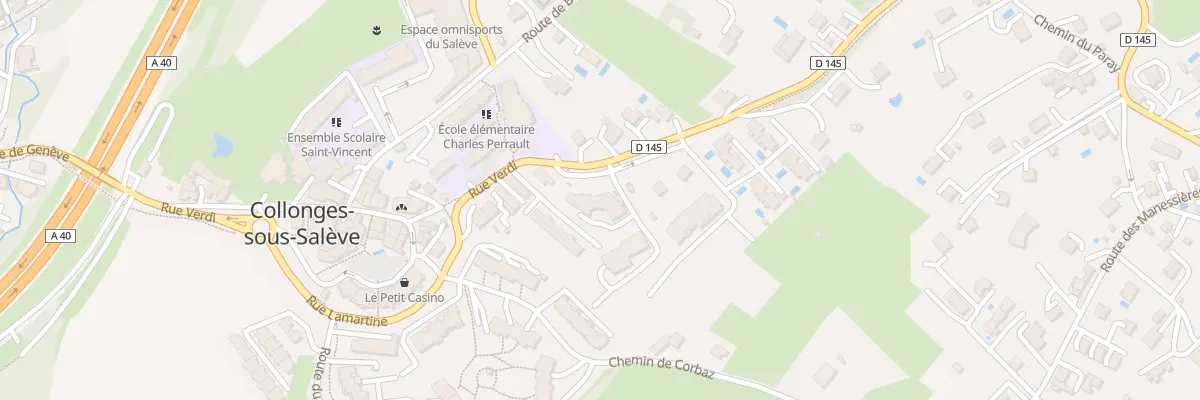 Plan du 70 Rte des Crêts à Collonges-sous-Salève