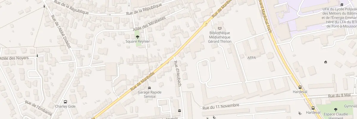 Plan du 37 Rue de Maréville à Laxou