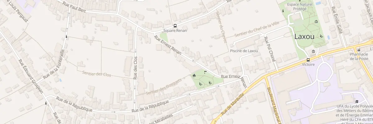 Plan du 38 Rue Ernest Renan à Laxou