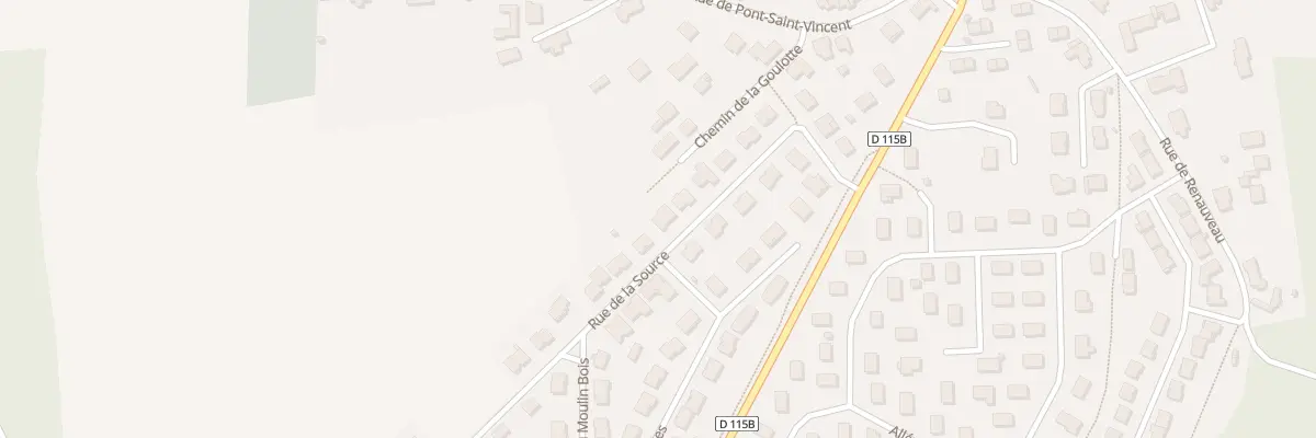 Plan du 16 Rue de la Source à Méréville