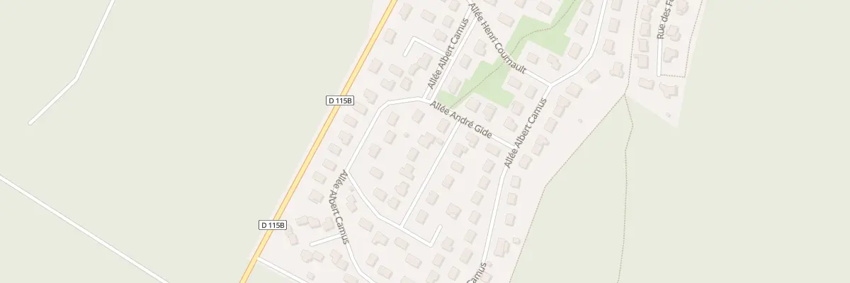 Plan du 2 All Jean Perrin à Méréville