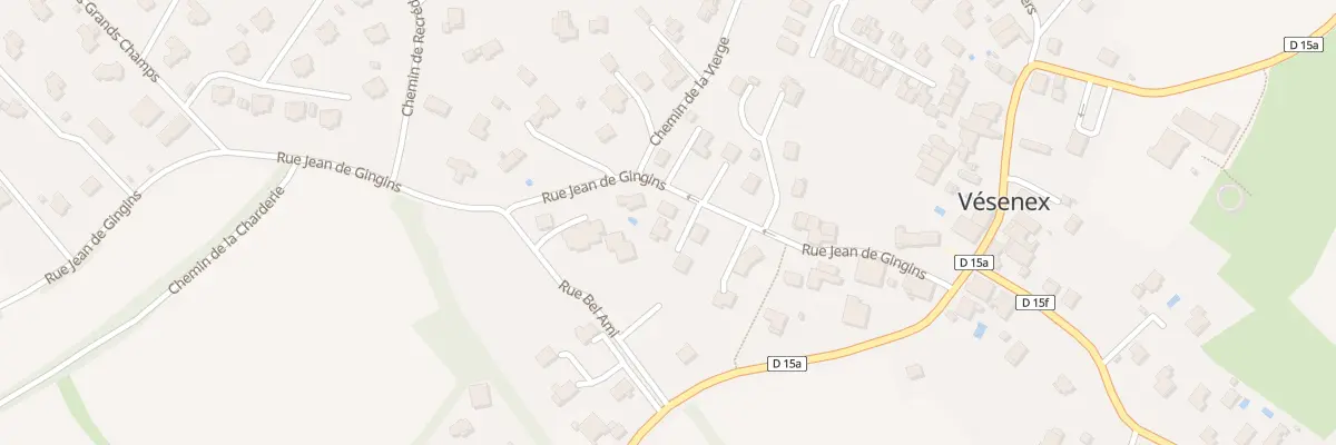 Plan du 1236 Rue Jean de Gingins à Divonne-les-Bains