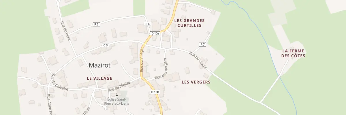 Plan du 2 Rue du Lavoir à Mazirot