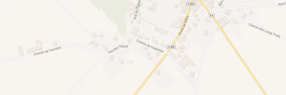 Plan du 3 Rue des Tilleuls à Chantrans