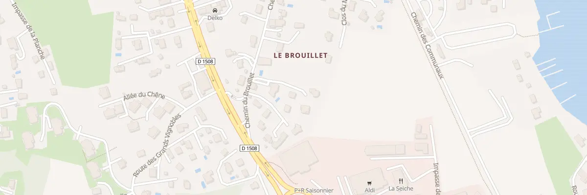 Plan du 1111 Che du Brouillet à Sevrier