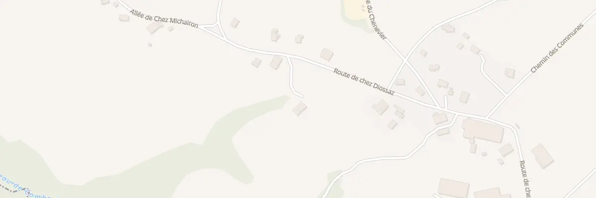 Plan du 783 Rte de chez Diossaz à Groisy