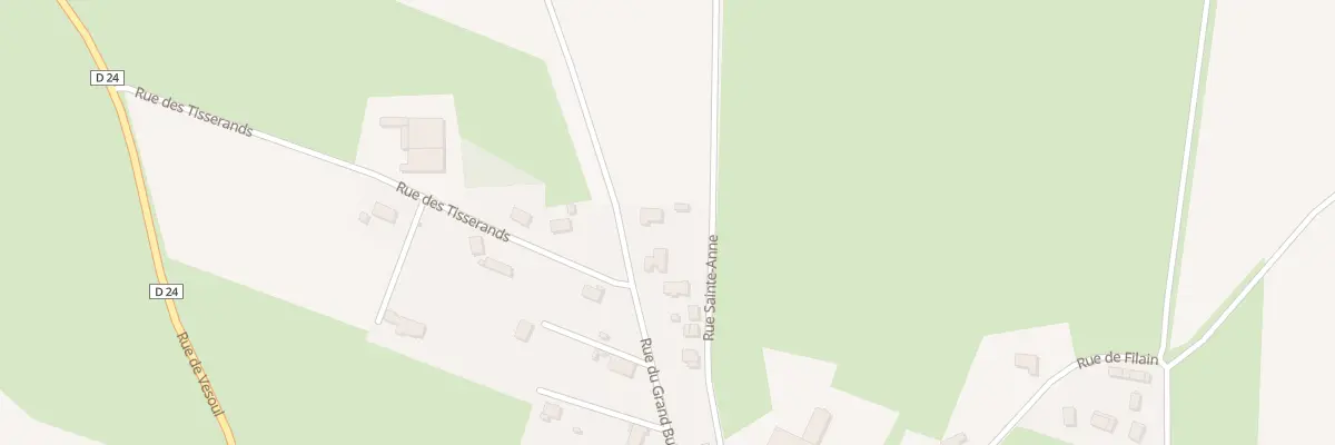 Plan du 10 Rue de Sainte Anne à Authoison