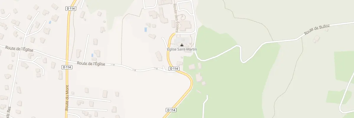 Plan du 1230 Rte du Mont à Fillière