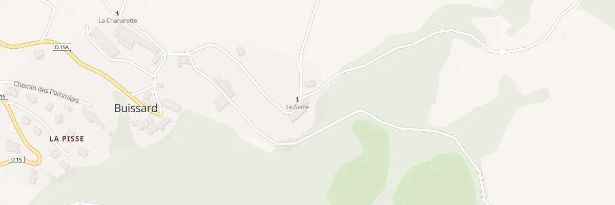 Plan du 5023 La Chariere à Buissard