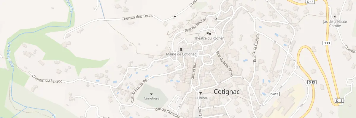 Plan du 1 Rue Arnaud de Cotignac à Cotignac