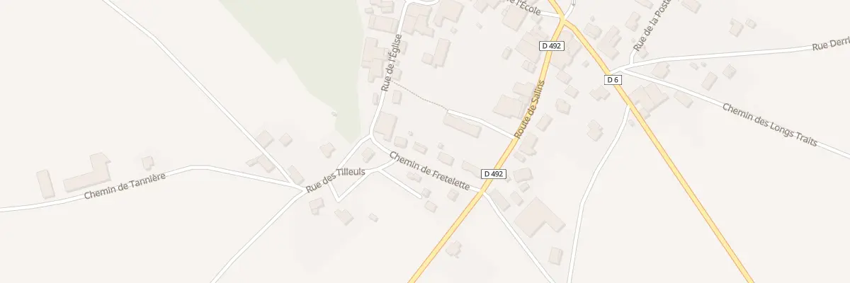 Plan du 4 Rue des Tilleuls à Chantrans