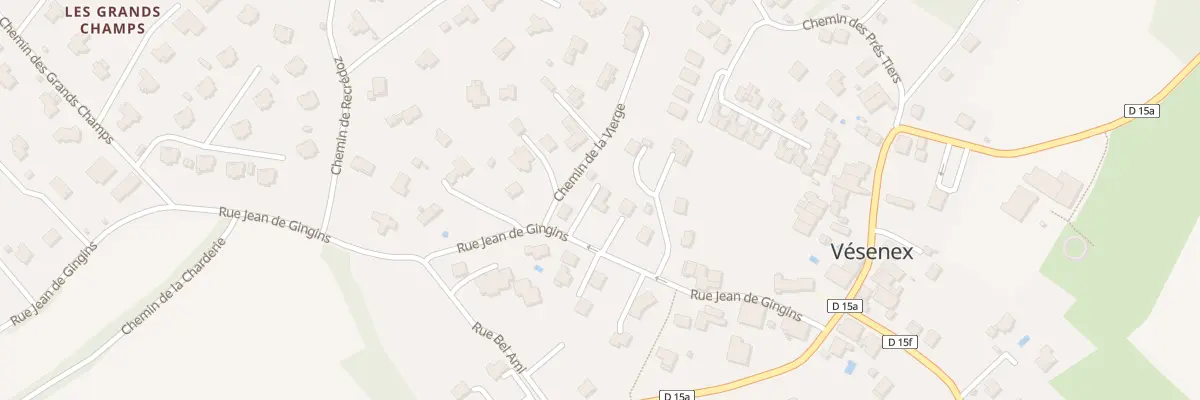 Plan du 1227 Rue Jean de Gingins à Divonne-les-Bains