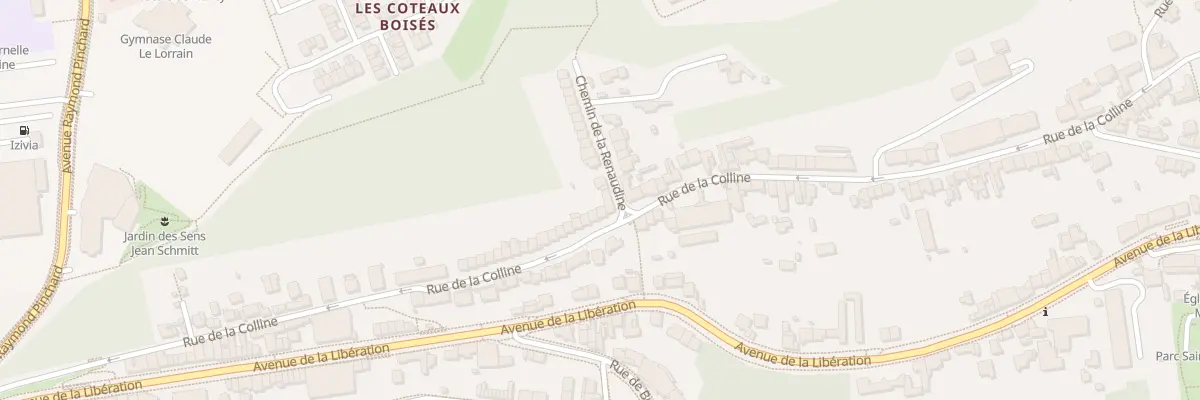 Plan du 136B Rue de la Colline à Nancy