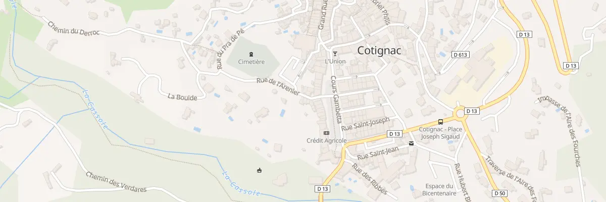 Plan du 5194 Rue de l’Araignée à Cotignac