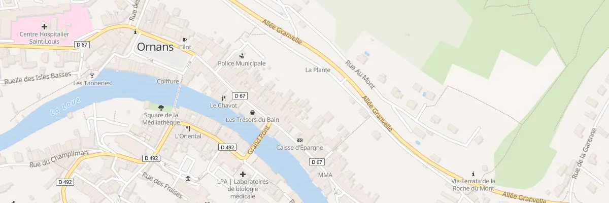 Plan du 71 Rue Pierre Vernier à Ornans