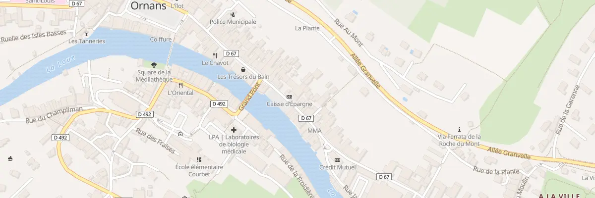 Plan du 81 Rue Pierre Vernier à Ornans