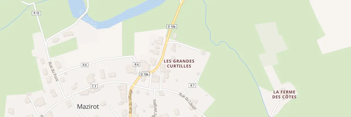 Plan du 6 Rte de Chauffecourt à Mazirot