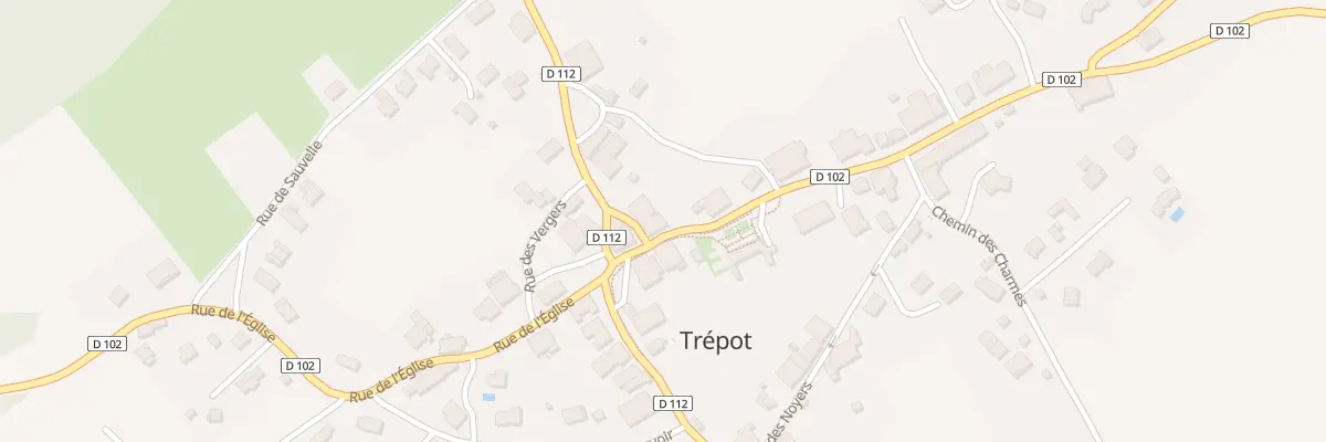 Plan du 2 Rue du Châlet à Trépot
