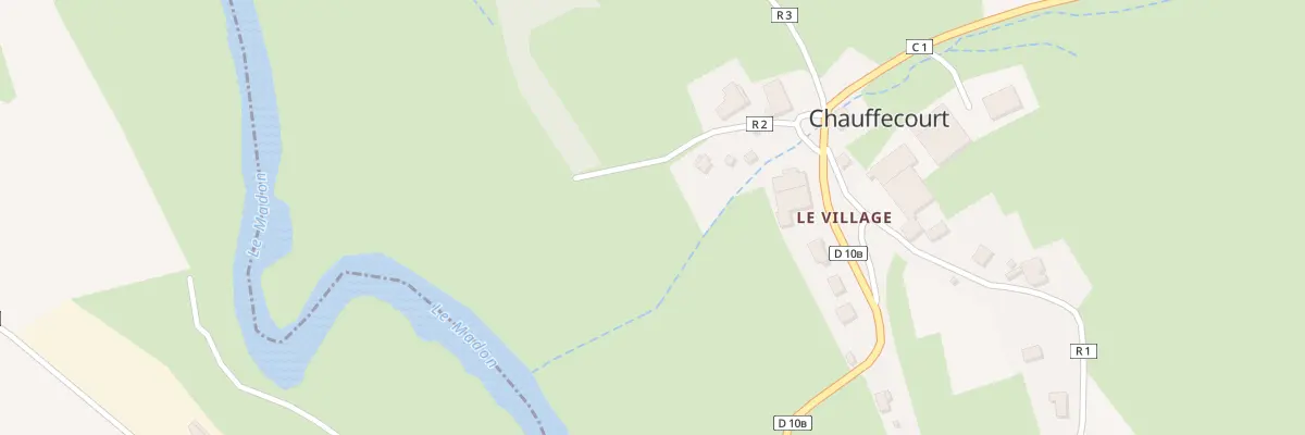 Plan du 11B Le Village à Chauffecourt